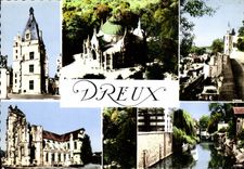 CPM Dreux Eure et Loir Le Beffroi Eglise Saint Pierre 