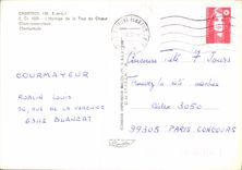 CPM Chartres E et L L'Horloge de la Tour du Choeur 