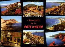 CPM Souvenir de la Cote d'Azur 