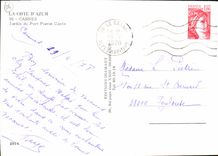 CPM Cannes Jardin du Port Pierre Canto 