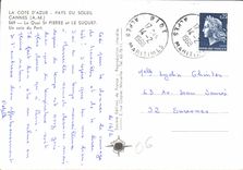 CPM Cannes AM Le Quai St Pierre et le Suquet Un coin du Port 