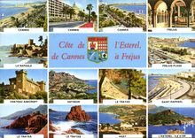 CPM Cote de l'Esterel de Cannes a Frejus 
