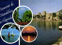 CPM Souvenir de Mandelieu La Napoule Vue generale Le Chateau 