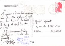 CPM Souvenir de Mandelieu La Napoule Vue generale Le Chateau 