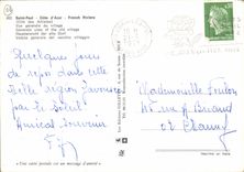 CPM Saint Paul Cote d'Azur French Riviera Cite des Artistes Vue generale du village