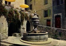 CPM Saint Paul de Vence La Fontaine 