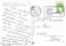 CPM Cannes Vue aerienne au premier plan le Casino 