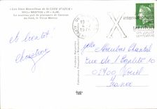 CPM Menton AM Le nouveau port de plaisance de Garavan Au fond le Vieux Menton 