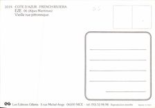 CPM Eze Alpes Maritimes Vieille rue pittoresque 