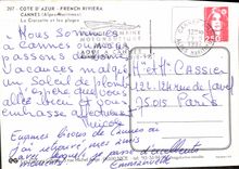 CPM Cote d'Azur Cannes La Croisette 