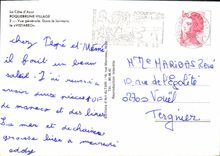 CPM La Cote d'Azur Roquebrune Village Vue generale Dans le Laintain le Vistareo 