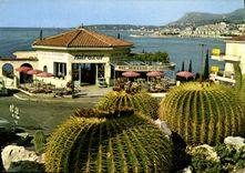 CPM Menton Frontiere Le Mirazur Menton Le Cap Martin Bar Biere