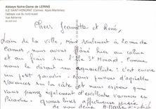 CPM Abbaye Notre Dame de Lerins Ile Saint Honorat Cannes Alpes Maritimes l'Abbaye vue du nord ouest 