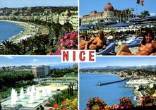 CPM Cote d'Azur French Riviera Nice Alpes Maritimes 