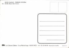 CPM Cote d'Azur French Riviera Nice Alpes Maritimes 