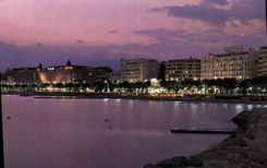 CPM Cote d'Azur Cannes Nocturne de la Croinette 