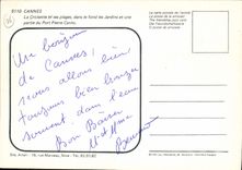 CPM Cannes La Croisette et ses plages dans le fond les Jardins et une partie du Port Pierre Canto 