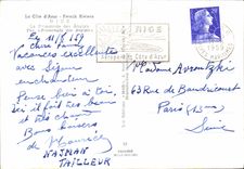 CPM La Cote d'Azur French Riviera Nice La Promenade des Anglais 