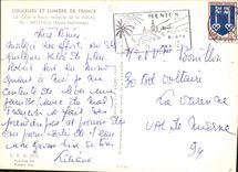 CPM La Cote d'Azur Miracle de la nature Menton Alpes Maritimes La Vieille ville Peche Pecheur Bateau