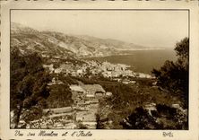 CPM Vue sur Menton et l'Italie 