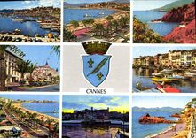 CPM Cannes Cote d'Azur French Riviera Souvenir de Cannes 