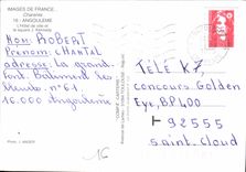 CPM Charente Angouleme L'Hotel de Ville et le square J Kennedy 