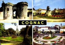 CPM Cognac Charente Les Tours Place Francois L'Hotel de Ville Place Francois Ier 