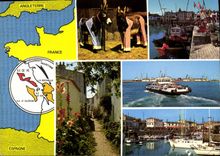 CPM Ile De Re Charente Maritime Angleterre Espagne 