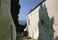 CPM Une ruelle vers la mer Sidi Bou Said Tunisie 