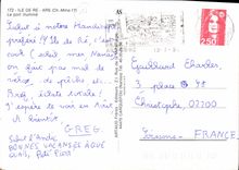 CPM Ile De Re Ars Ch Mme Le port illumine