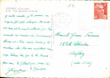 CPM Cognac Charente Vue generale aerienne