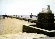 CPM Le Grau d'Agde Herault et les 2 Phares a l'embouchure de l'herault Amphitrite La Deesse de la Me