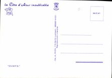 CPM La Cote d'Azur inoubliable