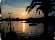 CPM Reflets de la Cote d'Azur Coucher de soleil 