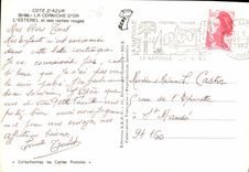 CPM Cote d'Azur La Corniche d'Or L'Esterel et ses roches rouges