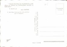 CPM Chapelle Saint Pierre de Villefranche sur Mer offerte aux pecheurs de Villefranche Beaulieu et S