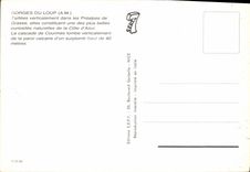 CPM Gorges du Loup Taillees verticalement dans les Prealpes de Grasse elles constituent une des plus