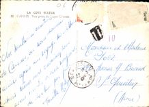 CPM La Cote d'Azur Cannes Vue prise de Super Cannes 