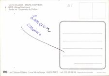 CPM Cote d'Azur Nice Alpes Maritimes Jardin de l'Esplanade du Paillon 