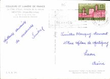 CPM La Cote d'Azur miracle de la nature Menton Alpes Maritimes Le Port et la vieille ville des du Bo