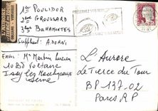 CPM Bouquet de fleurs Peint avec la bouche 