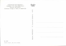 CPM Gorbio Alpes Maritimes Charmant Village de Menton 