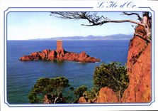 CPM La Cote d'Azur Falaises de l'Esterel L'Ile d'Or 