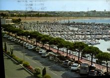 CPM Royan Charente Maritime Le Port de Plaisance et la Plage au second plan 