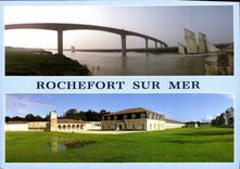CPM Rochefort sur Mer Le Viaduc enjambant la Charente La Corderie royale 