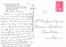 CPM Saint Palais sur Mer Charente Maritime La Corniche des Pierrieres le sentier des Douaniers le Pe