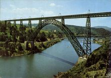 CPM Viaduct de Garabit Canal construit pa Eifel Ligene de Beziers a Clermont Ferrand 