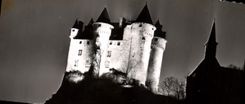 CPM Chateau de Val pres Bort correze Commune de Lanobre Cantal Monument du XV 