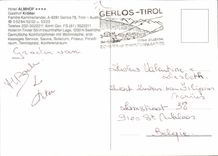 CPM Hotel Almhof Gasthof Kroiler Familie Kammerlander Gerlos Tirol Austria 