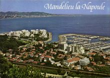 CPM Au Soleil de la Cote d'Azur Mandelieu Napoule L'embouchure de la Siagne 